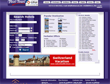 Tablet Screenshot of hotelsfair.com